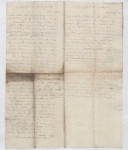 Letter from John Harvey to George Amyand re: Acknowledgment of purchase of estate