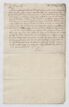 Copy of Letter to John Harvey