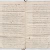 Procés verbaux des operations de Latty arpenteur, pour L’Etabliss emente des bornes entre la veuve Jacques et les voisins, quartier de la plaine des Santeurs de l’Isle de la Grenade