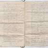 Procés verbaux des operations de Latty arpenteur, pour L’Etabliss emente des bornes entre la veuve Jacques et les voisins, quartier de la plaine des Santeurs de l’Isle de la Grenade