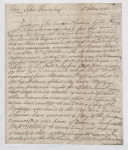 Copy of letter to John Harvey