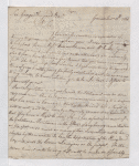 Copy of letter from John Harvey to Sir George Amyand Baronet
