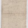 Contract dated September 9, 1764