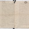 Contract dated September 9, 1764