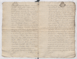 Contract dated September 9, 1764