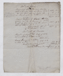 Account of Chas Baumer for the Grenada Estate, July 1837