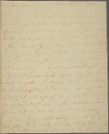 Letter to his wife, Annis --called "Emilia"--