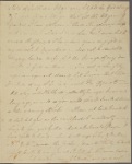 Letter to his wife, Annis --called "Emilia"--