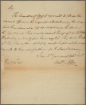 Letter to John Nixon, Chairman of Committee of Safety [Philadelphia]