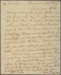 Letter to Jane Bayard, at Ravaud Kearny's, Amboy