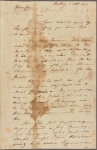 Letter to Jasper Yeates, Lancaster