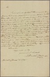 Letter to Benjamin Walker, New York