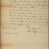Letter to J[ames?] Nicholson [New York?]