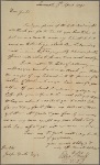 Letter to Jasper Yeates, care of Edward Burd, Fourth St., Philadelphia