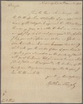 Letter to Edward Hand, Lancaster