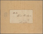 Letter to Edward Hand, Lancaster