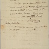 Letter to Jasper Yeates [Lancaster, Penn.?]