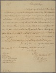 Letter to J. Yates [Jasper Yeates, Lancaster]