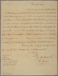 Letter to J. Yates [Jasper Yeates, Lancaster]