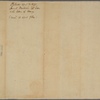 Letter to J. Yates [Jasper Yeates, Lancaster]