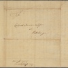 Letter to Colonel James Wilson, Pittsburgh