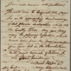 Letter to George Clinton, Governor of New York