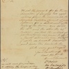 Letter to [Benjamin Franklin, President of the Supreme Executive Council of Pennsylvania?]