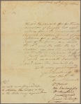 Letter to [Benjamin Franklin, President of the Supreme Executive Council of Pennsylvania?]