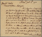 Letter to Francis and William Rossington