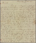 Letter to Thomas Fitzsimons [Philadelphia]