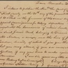 Letter to Thomas Rodney, "in his own right, and as Guardian of Letitia Rodney."