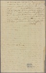 Letter to Mrs. George Read at Rev. William Thompson's, in Cecil County [Md.]