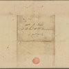 Letter to Mrs. George Read at Rev. William Thompson's, in Cecil County [Md.]