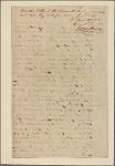 Letter to General [Washington?]