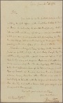 Letter to Colonel Thomas Duffs, Newport, New Castle Co