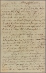 Letter to Dr. [George] Monro [Edinburgh?]