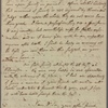 Letter to Dr. [George] Monro [Edinburgh?]