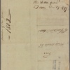 Letter to William Hill Wells, Philadelphia