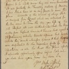 Letter to Thomas Sim Lee, Governor of Maryland, Prince George's Co.