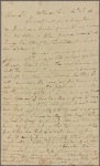 Letter to William Tilghman, Easton [Md.]