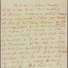 Letter to [Thomas Harwood, Treasurer, Western Shore]