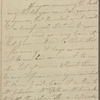 Letter to General Otho H. Williams, Baltimore, Md.