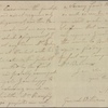 Letter to General Otho H. Williams, Baltimore, Md.