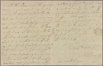 Letter to General Otho H. Williams, Baltimore, Md.