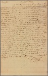 Letter to Thomas Sim Lee, Governor of Maryland