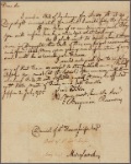 Letter to Daniel of St. Thomas Jenifer [Annapolis]