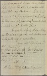 Letter to William Tilghman, Philadelphia