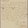 Letter to William Tilghman, Cecil Co., Md.