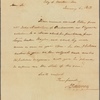 Letter to the Commissioner of Loans of Pennsylvania
