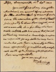 Letter to William N. Fleming, Healing Springs, Louisa